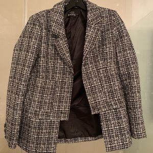 Black& white tweed jacket